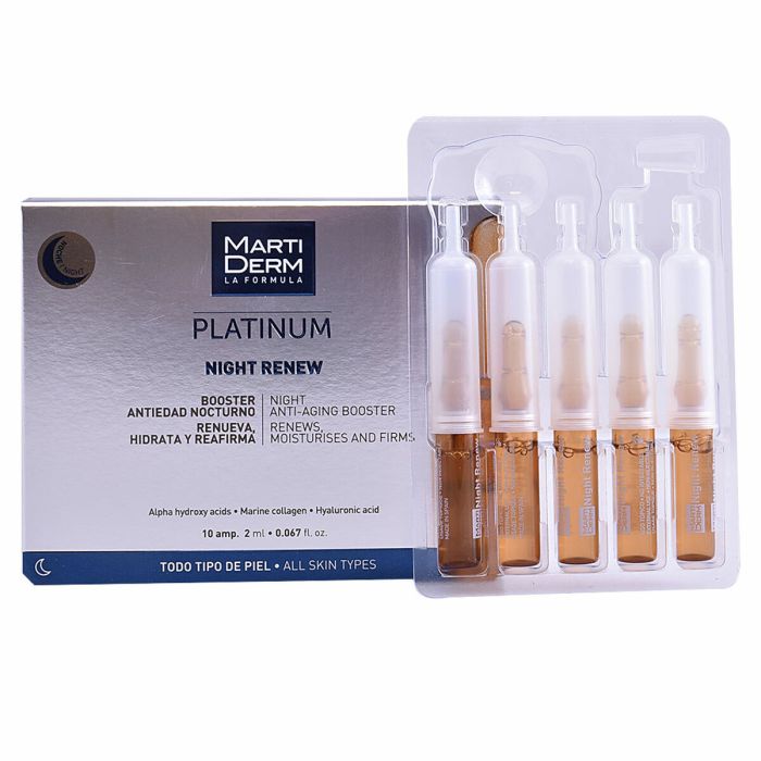 Ampoules Martiderm Platinum Night Renew 2 Ampoules Martiderm Platinum Night Renew 2