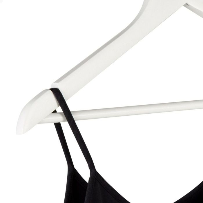 Jeu de porte-manteaux Max Home Blanc Bois Acier 44,5 x 23 x 1 cm 20 Pièces (4 Unités) 1