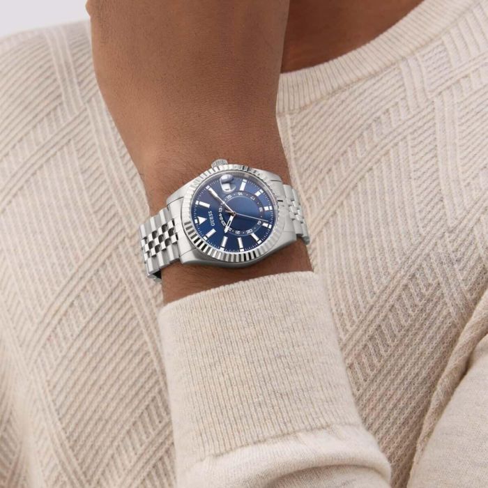 Montre Homme Guess JADEN Argenté 3