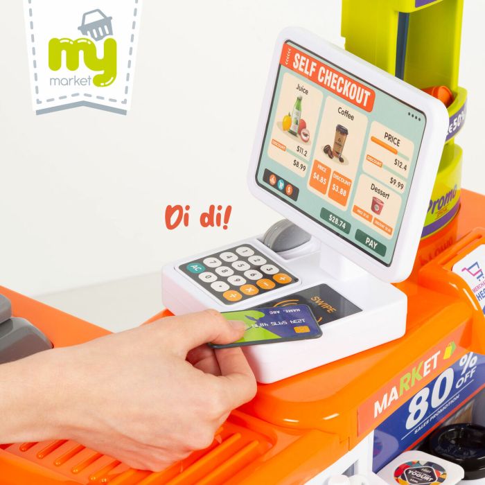 Supermarché de jouets 50 x 82 x 42 cm 50 Pièces 2 Unités 4