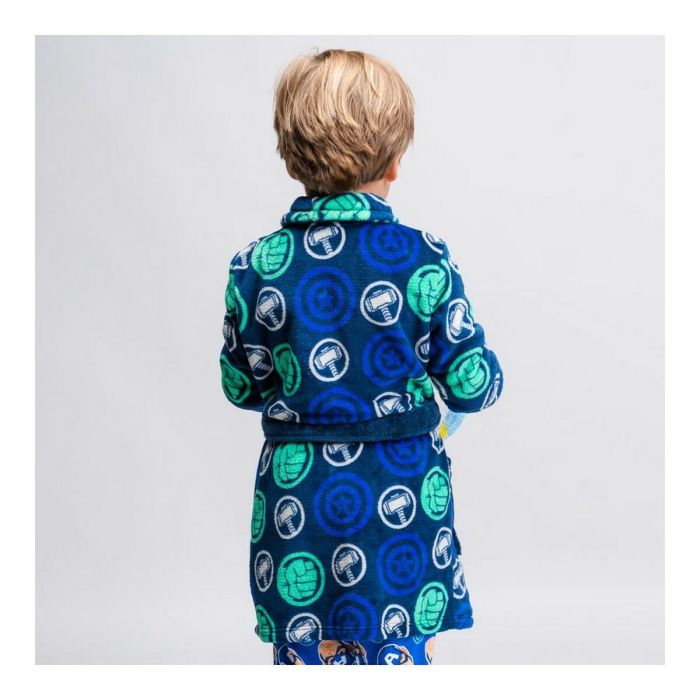 Peignoir pour Enfants The Avengers Bleu 1 Peignoir pour Enfants The Avengers Bleu 1