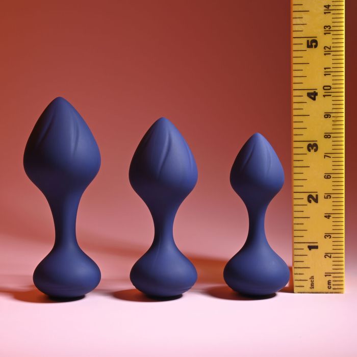 Plug Anal Playboy Playboy Bleu (8,9 cm) 3 Plug Anal Playboy Playboy Bleu (8,9 cm) 3