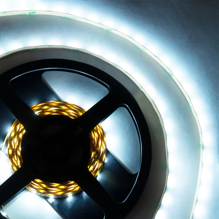 Tira LED SMD 2835 Flexible 5M 12W/M 1200Lm/M CCT (Tonalité Lumière Réglable) IP20 24VDC [SKY-FSL2835-120-CCT] 1