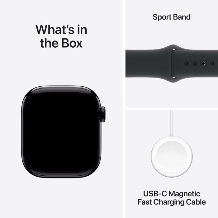 Montre intelligente Apple Apple Watch Series 10 Noir 1,77" 2 Montre intelligente Apple Apple Watch Series 10 Noir 1,77" 2