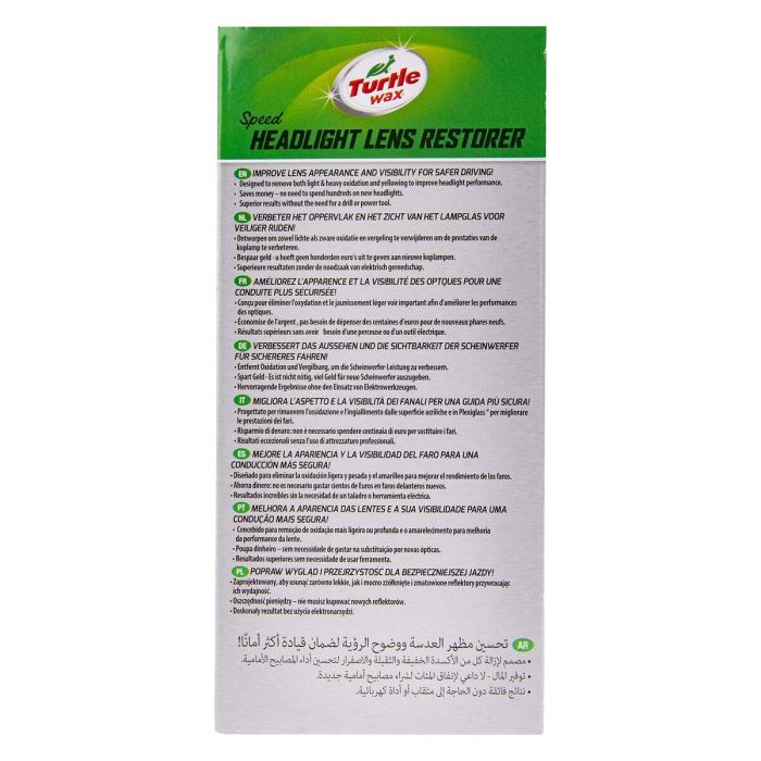 Restaurateur de phares Turtle Wax TW53685 1 Restaurateur de phares Turtle Wax TW53685 1