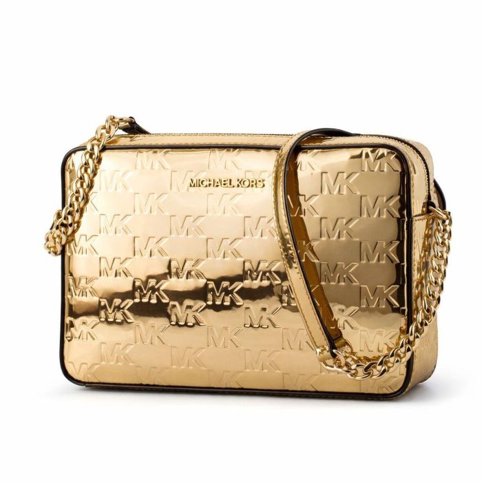 Sac à Bandoulière Michael Kors 35F5GTTC9I-PALE-GOLD Doré 24 x 16 x 6 cm