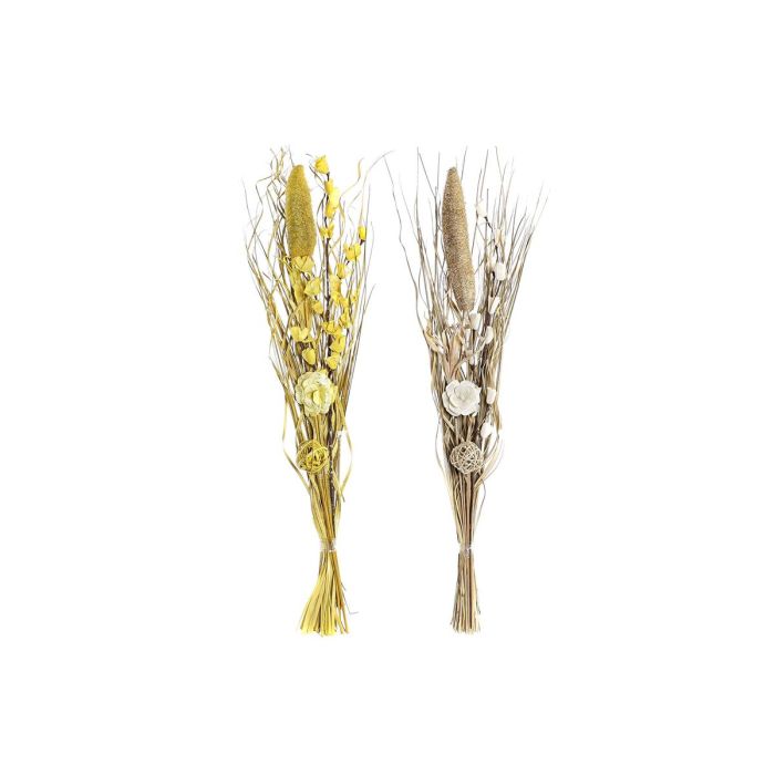 Branche DKD Home Decor Naturel Doré Blanc Jaune Fleur séchée (30 x 30 x 100 cm) (2 Unités) 0 Branche DKD Home Decor Naturel Doré Blanc Jaune Fleur séchée (30 x 30 x 100 cm) (2 Unités) 0