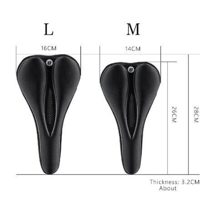 Selle Rockbros LF047-S Noir Monochrome