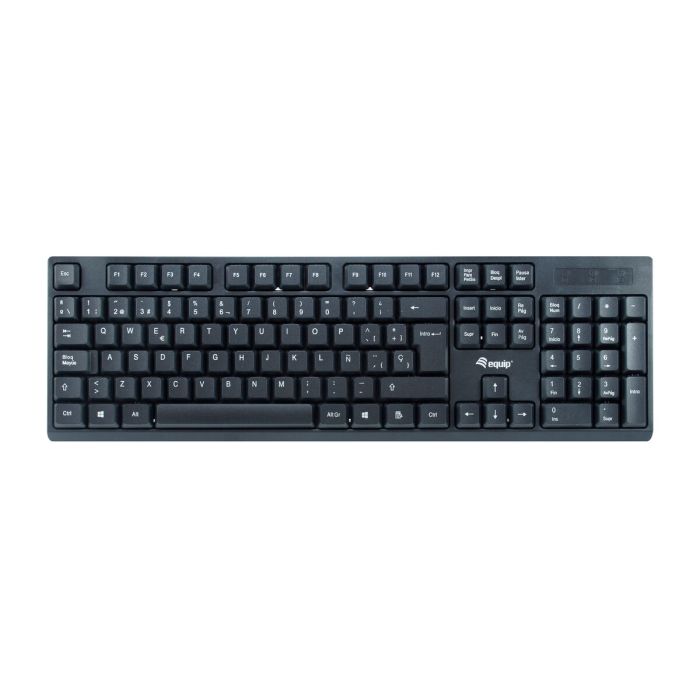 Clavier Equip 245221 Noir Espagnol Qwerty Espagnol 14