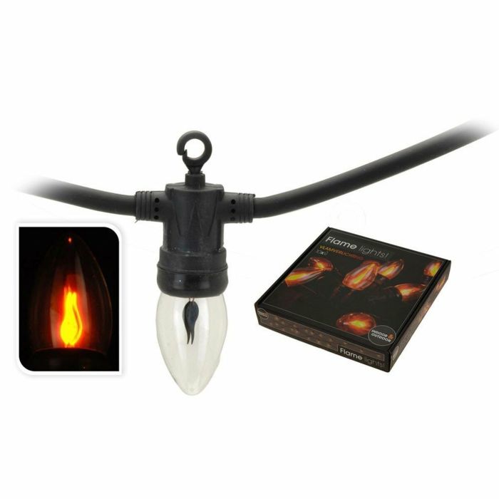 Guirlande lumineuse LED Lifetime 5,1 m 1,5 m Noir Effet flamme 0 Guirlande lumineuse LED Lifetime 5,1 m 1,5 m Noir Effet flamme 0