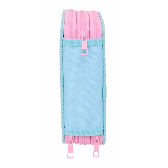 Pochette à crayons triple Frozen Bleu 12,5 x 19,5 x 5,5 cm 37 Pièces 9