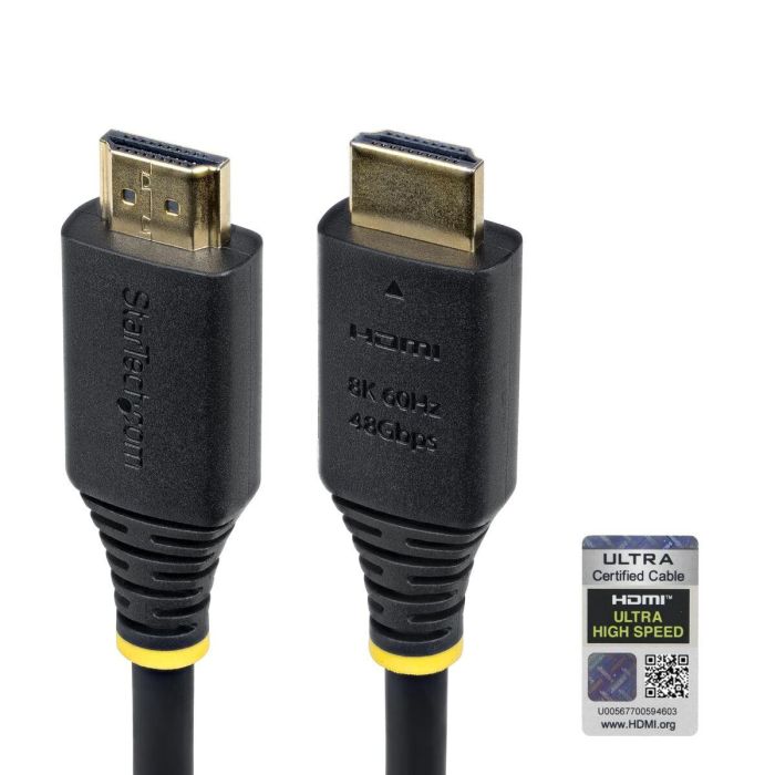 Câble HDMI Startech HDMI21-CBL-8K60-2M Noir 2 m 12