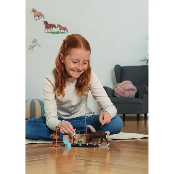 Schleich 42438 Emily & Luna Horses Washing Box 2 Schleich 42438 Emily & Luna Horses Washing Box 2