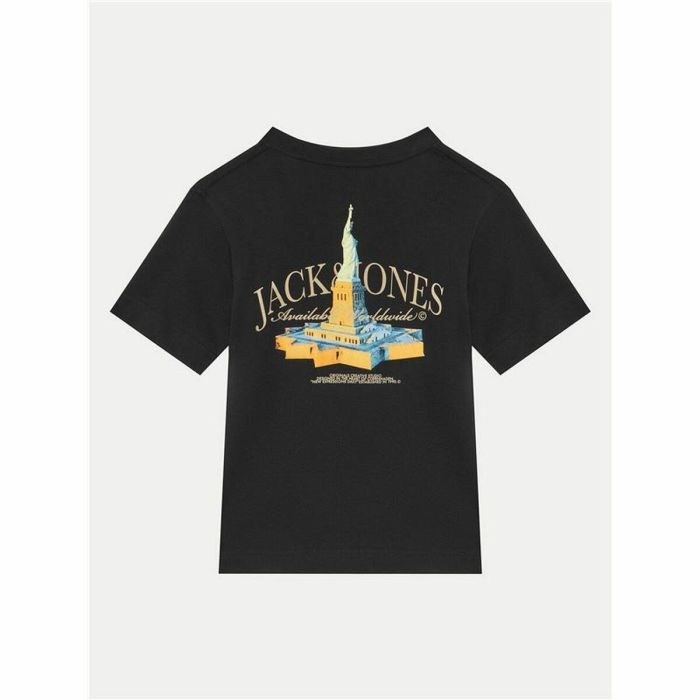 T shirt à manches courtes Enfant Jack & Jones Jorboston Photo w Neck Noir 2