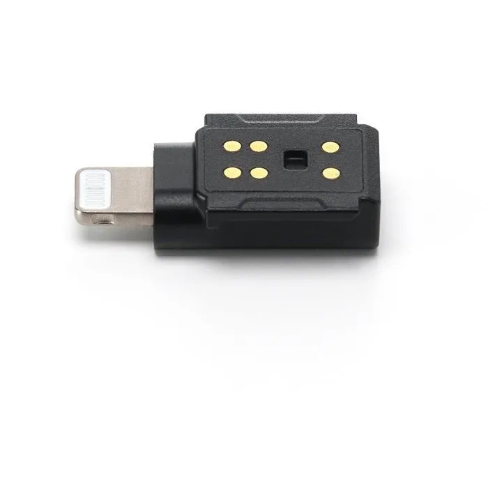 DJI Adaptateur pour téléphone mobile Mic 3 compatible Apple - Port Lightning 2