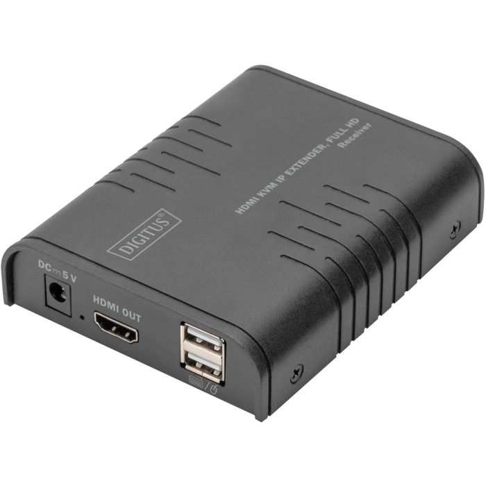 DIGITUS HDMI KVM IP Extender Receiver, Full HD 1,2m Kabel 0 DIGITUS HDMI KVM IP Extender Receiver, Full HD 1,2m Kabel 0