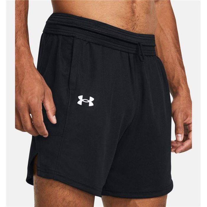 Short de Basket pour Homme Under Armour Baseline Noir 1 Short de Basket pour Homme Under Armour Baseline Noir 1