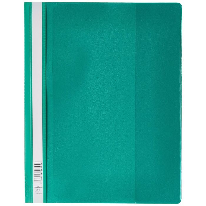 Dossier Durable Fástener Duraplus Transparent Vert A4 (25 Unités) 2