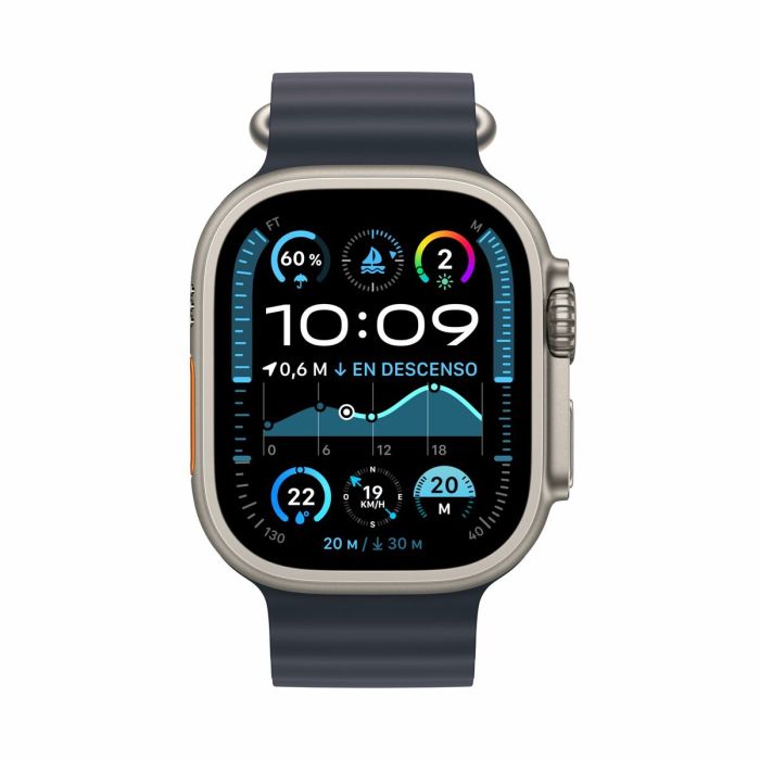 Montre intelligente Apple Watch Ultra2 1,92" Titane Blue marine 49 mm 1