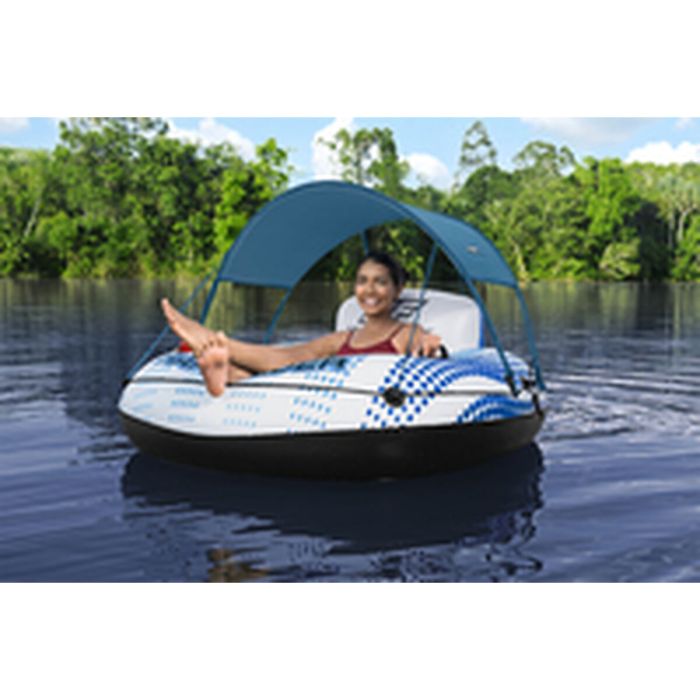 Bestway Bouée Gonflable avec Poignées Rapid Rider avec Parasoleil D137 cm Plage et Piscine 43725 6