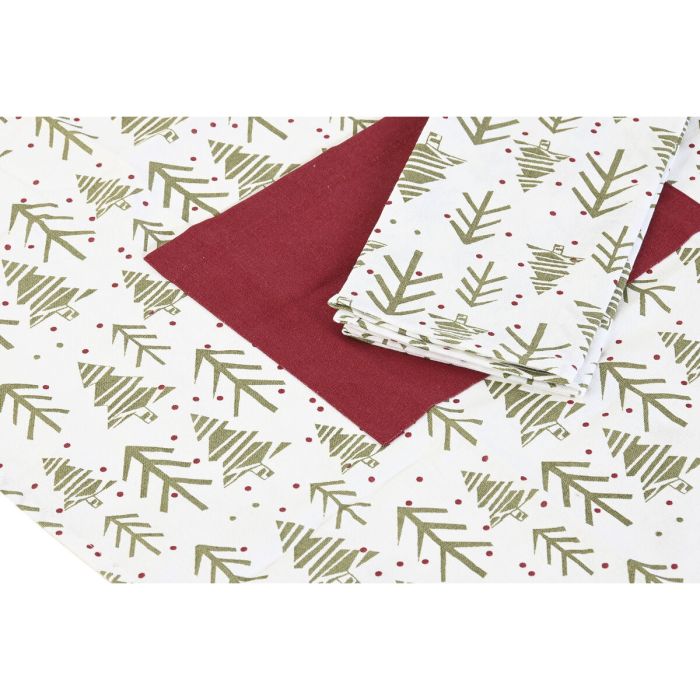 Tablier Home ESPRIT Blanc Rouge Vert Beige 60 x 0,2 x 80 cm (2 Unités) 3
