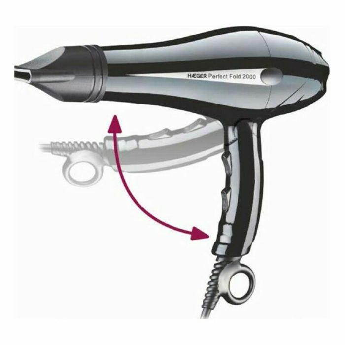 Sèche-cheveux Haeger HD-200.012A 2000W Noir 2000 W 2