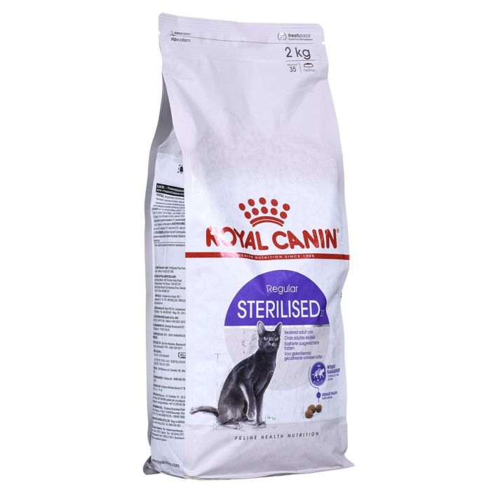 Aliments pour chat Royal Canin Sterilised Adulte Poulet Riz Maïs Oiseaux 2 Kg