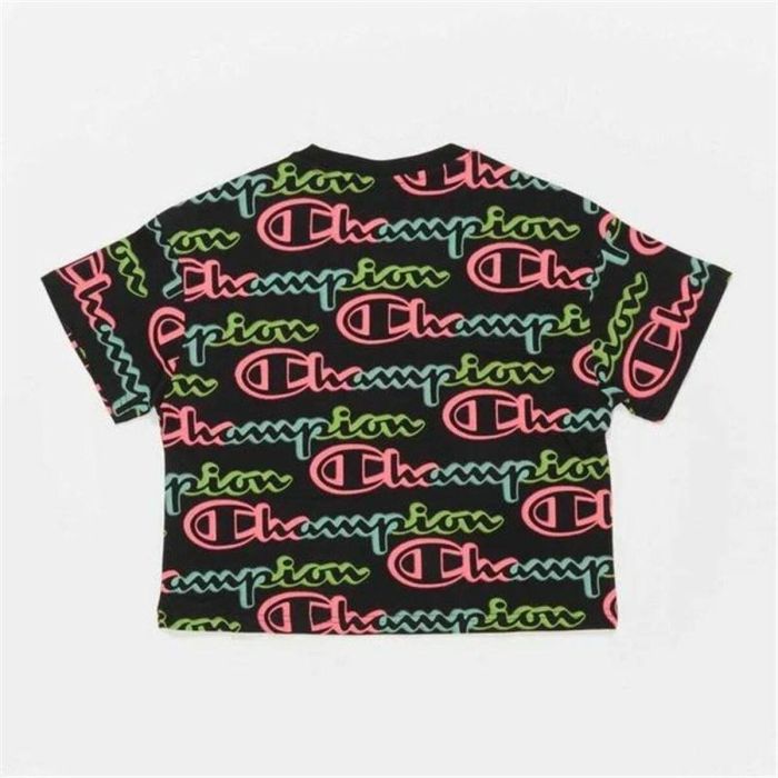 T-shirt à manches courtes femme Champion Crewneck Croptop Noir 2