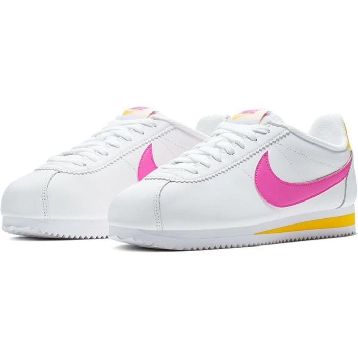 Chaussures de Running pour Adultes Nike Classic Cortez Leather Blanc 2