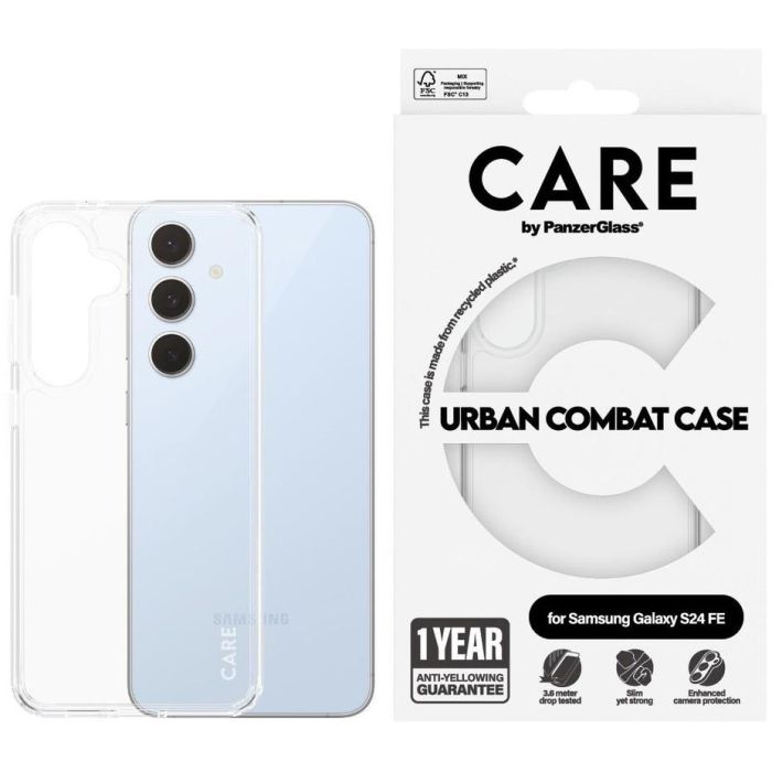 CARE Flagship Urban Combat Case Clear Samsung Galaxy S24 FE 2