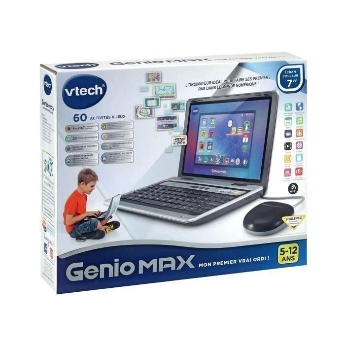 Ordinateur pour enfant VTECH GENIO MAX (écran 7) avec 10 jeux sur les métiers - Mixte - 5 a 12 ans 1 Ordinateur pour enfant VTECH GENIO MAX (écran 7) avec 10 jeux sur les métiers - Mixte - 5 a 12 ans 1