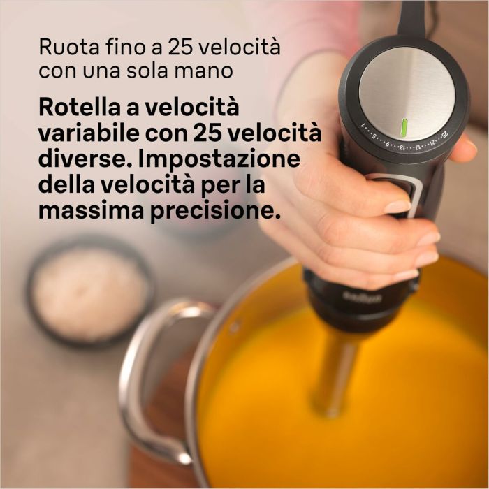 Mini Batteur et Mousseur Braun MQ55236MBK 2