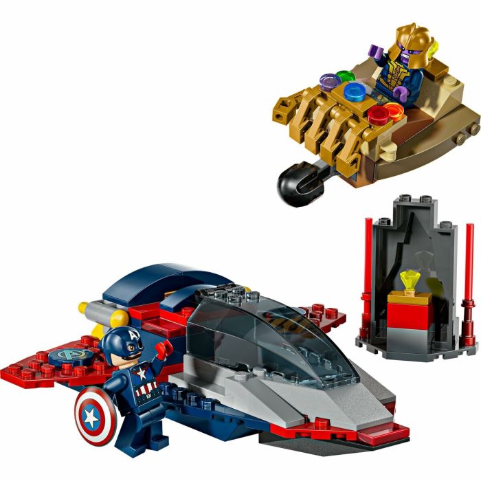 Set de construction Lego 76319 Captain America VS Thanos 107 Pièces 6 Set de construction Lego 76319 Captain America VS Thanos 107 Pièces 6
