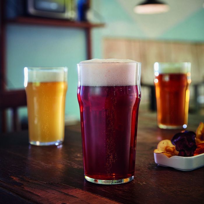 Verre à bière Arcoroc Nonic Transparent verre 340 ml (24 Unités) 1