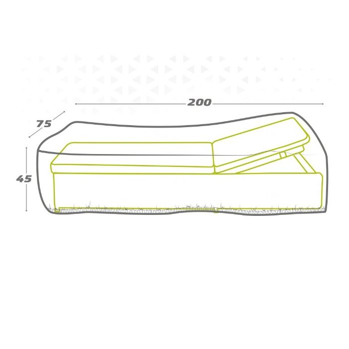 Étui de protection Aktive 200 x 45 x 75 cm (6 Unités) 1 Étui de protection Aktive 200 x 45 x 75 cm (6 Unités) 1
