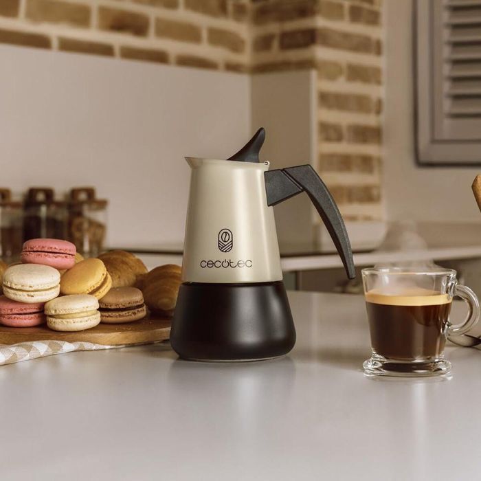 Cafetière Italienne Cecotec Piccolina 200 2 Tasses 100 ml Vert 3 Cafetière Italienne Cecotec Piccolina 200 2 Tasses 100 ml Vert 3