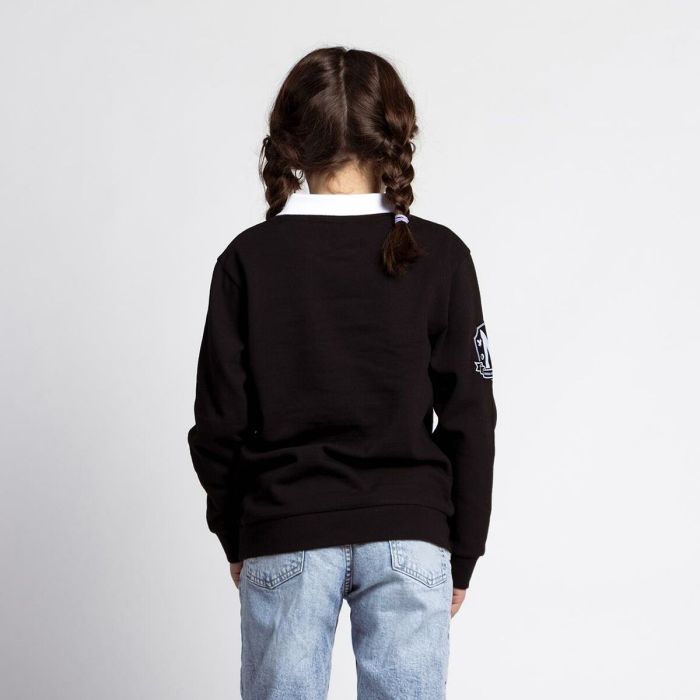 Sweat sans capuche enfant Wednesday Gris foncé 1