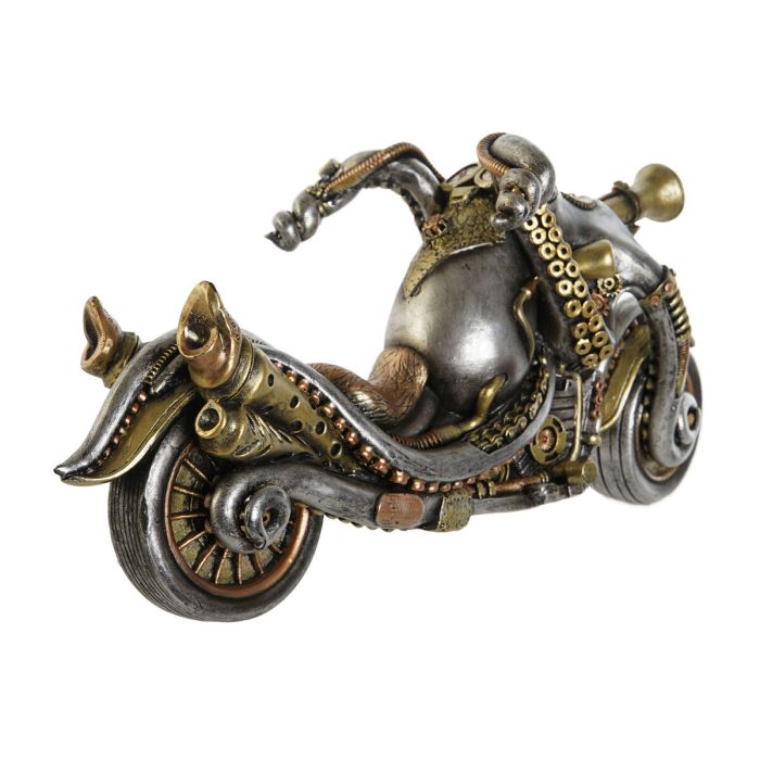 Figurine Décorative Home ESPRIT Gris Multicouleur Moto 30 x 11 x 14 cm 1
