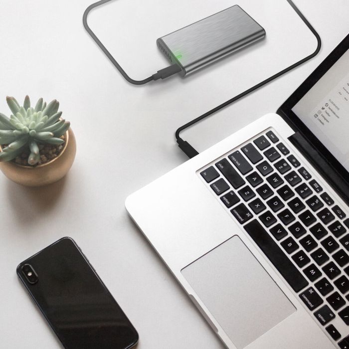 Câble USB-C Aisens A107-0706 Noir 4 m 1