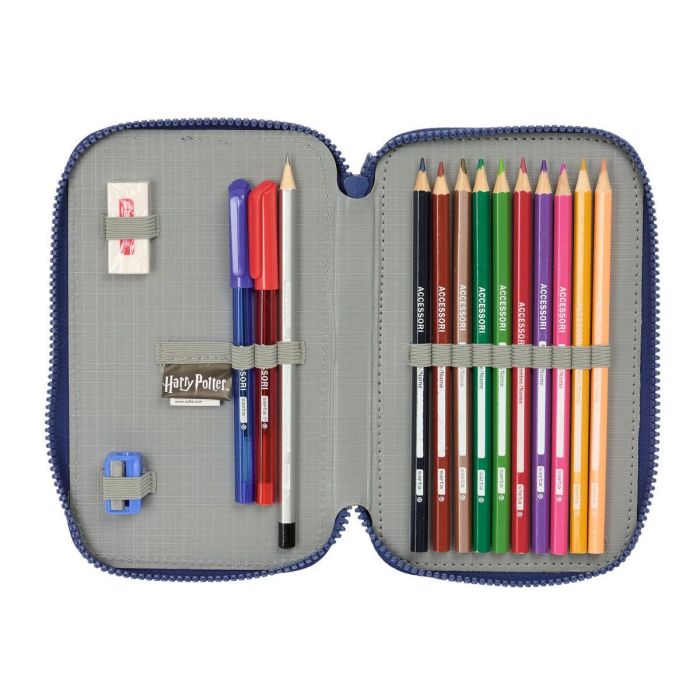 Plumier double Harry Potter Captain Blue marine 12.5 x 19.5 x 4 cm Plumier double 29 Pièces 2 Plumier double Harry Potter Captain Blue marine 12.5 x 19.5 x 4 cm Plumier double 29 Pièces 2