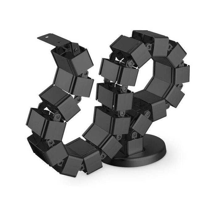 DIGITUS Kabelkanal flexibel anpassbare Länge 1.3m schwarz 2