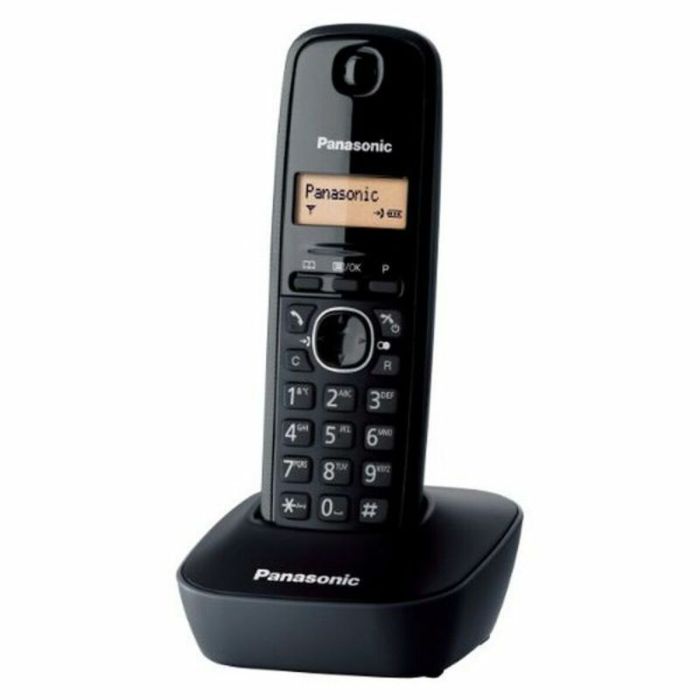 Téléphone Sans Fil Panasonic KX-TG1611SPH Noir Ambre 1