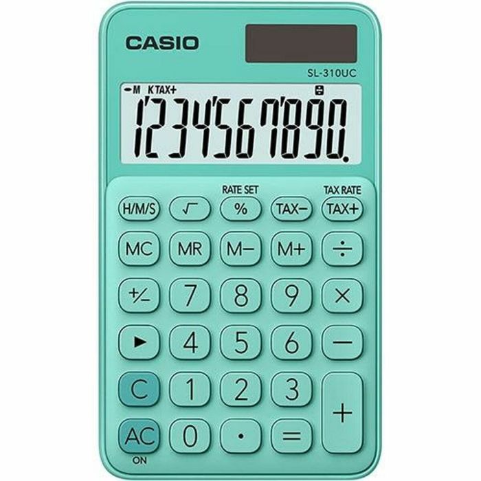 Calculatrice Casio SL-310UC-GN BOX Vert Plastique