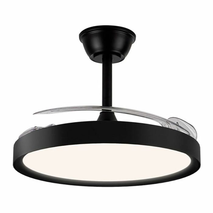Ventilateur de Plafond avec Lumière CristalRecord Noir 43 W (3000 K) (4000 K) 10