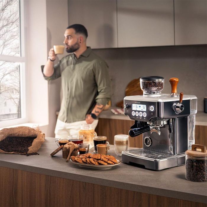 Café Express Arm Cecotec Power Espresso 20 Barista 2200 W Noir 20 bar 2