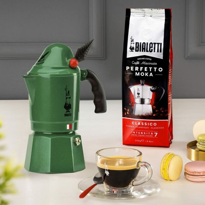 Cafetière Italienne Bialetti 0002762/NP Vert Aluminium 7
