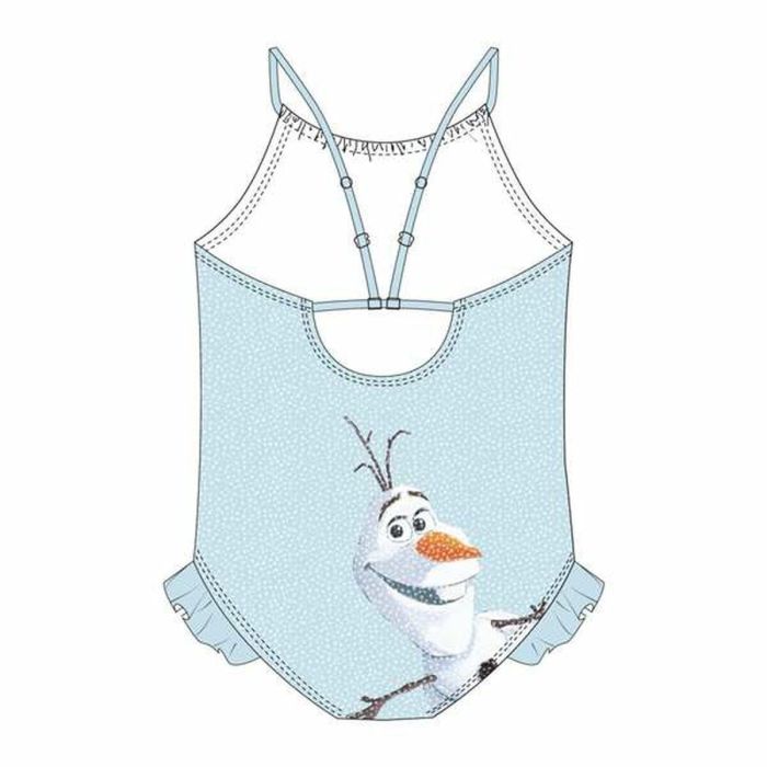 Maillot de Bain Fille Frozen Bleu clair 1 Maillot de Bain Fille Frozen Bleu clair 1