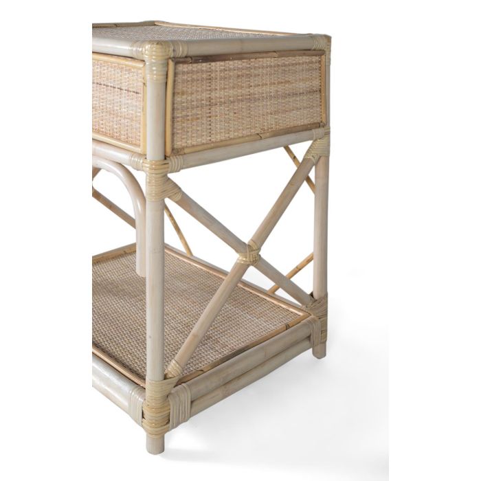 GINER Y COLOMER Table de Noche en Rotin Naturel - Buffet de Chevet avec Dimensions 50x40x60 cm, Meuble de Chambre sans Montage 3 GINER Y COLOMER Table de Noche en Rotin Naturel - Buffet de Chevet avec Dimensions 50x40x60 cm, Meuble de Chambre sans Montage 3