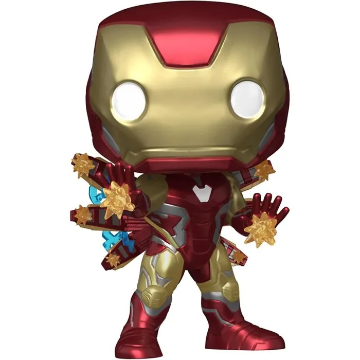 Funko Pop! Plus Vinyl Figurine - Marvel Iron Man avec Faisceaux d'Énergie - Figurine de Collection