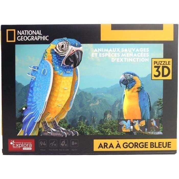 Puzzle 3D - Perroquet - Jeu de construction - EXPLORA - Oiseau - 94 pieces - Des 8 ans 4 Puzzle 3D - Perroquet - Jeu de construction - EXPLORA - Oiseau - 94 pieces - Des 8 ans 4